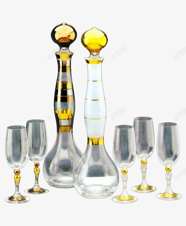 玻璃杯具png免抠素材_新图网 https://ixintu.com 家具装饰 玻璃杯具 玻璃饰品 装饰品