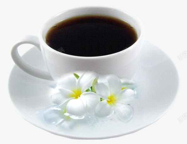 白色花朵花瓣装饰咖啡杯png免抠素材_新图网 https://ixintu.com 白色花朵 白色花瓣 花朵 花瓣 花瓣装饰 装饰