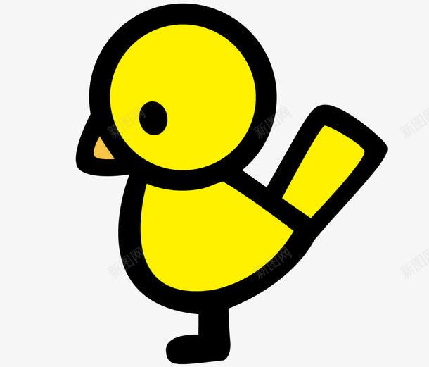 黄色的小鸟png免抠素材_新图网 https://ixintu.com 卡通小鸡 可爱 小鸟 小鸡 鸟儿 黄色的小鸟