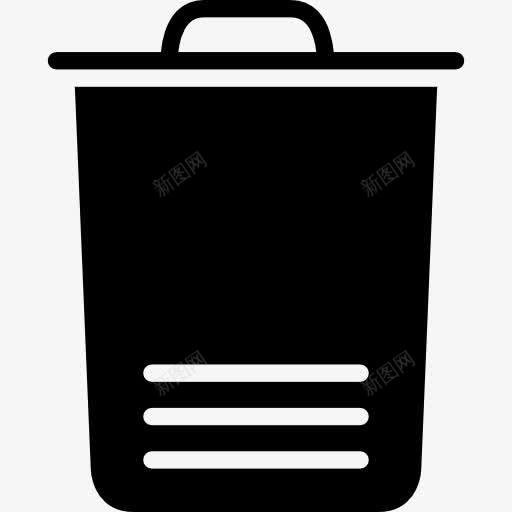 垃圾图标png_新图网 https://ixintu.com 垃圾 垃圾筐 工具和器具 桶