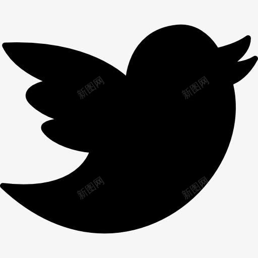 推特鸟标志图标png_新图网 https://ixintu.com 标志 标识 物联网 社交媒体 社交网络
