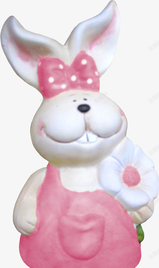 创意可爱兔子雕塑png免抠素材_新图网 https://ixintu.com 兔子雕塑 创意兔子雕塑 可爱兔子雕塑