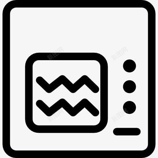 微波图标png_新图网 https://ixintu.com 加热 厨具 微波 微波炉 技术 烹饪