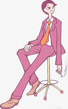 抽烟的男生png免抠素材_新图网 https://ixintu.com 动画 抽烟 烟 男生