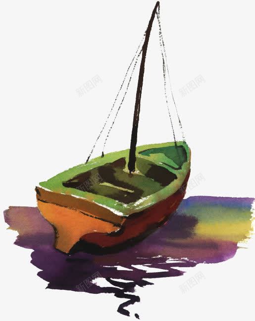 小船png免抠素材_新图网 https://ixintu.com 创意设计 卡通 可爱 小船 装饰