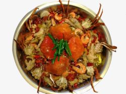 虾蟹煲新鲜虾蟹煲蟹煲高清图片