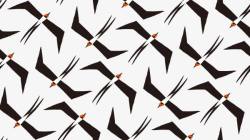 燕子图案艺术装饰矢量图素材