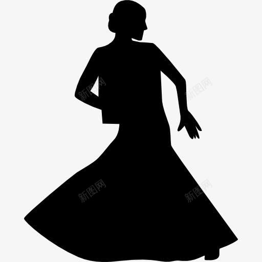 弗拉明戈女舞者的形状图标png_新图网 https://ixintu.com 人的剪影 女 弗拉门戈 弗拉门戈的图标 形状 舞蹈 舞蹈演员