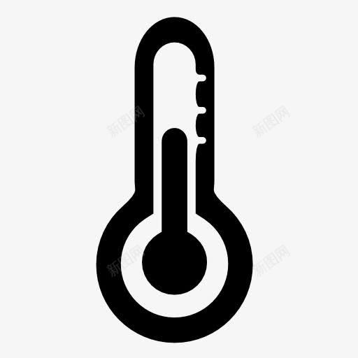 气温计图标png_新图网 https://ixintu.com 温度计 风雨气温图