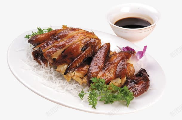 南乳烤香鸡png免抠素材_新图网 https://ixintu.com 产品实物 烤香鸡 菜品 菜肴 食品餐饮 餐饮 香鸡