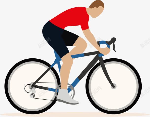 骑自行车的男人png免抠素材_新图网 https://ixintu.com 健康 男 自行车 运动 运动器材