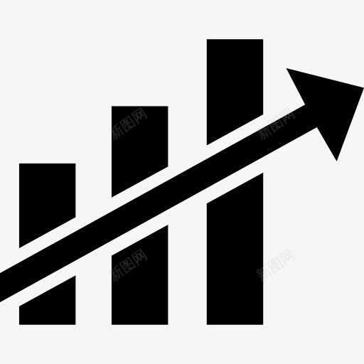 优越的图形图标png_新图网 https://ixintu.com 上升 商业 图形 图表 箭头涨价 金融 金融的图标