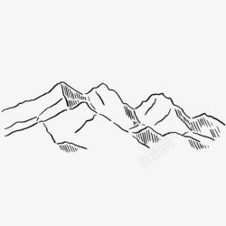 灏忔湪灞山脉高清图片