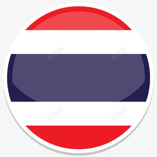 泰国FlatRoundWorldFlagicons图标png_新图网 https://ixintu.com Thailand 泰国