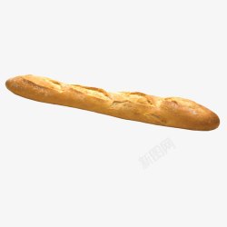 一条面包一根常常的面包高清图片