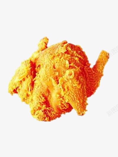 一只炸鸡png免抠素材_新图网 https://ixintu.com 油炸食物 肉鸡 脆皮炸鸡 鸡肉