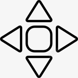 标准四星方位星图标高清图片