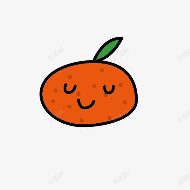 卡通可爱橘子png免抠素材_新图网 https://ixintu.com 人脸橘子 卡通 卡通橘子 可爱 可爱橘子