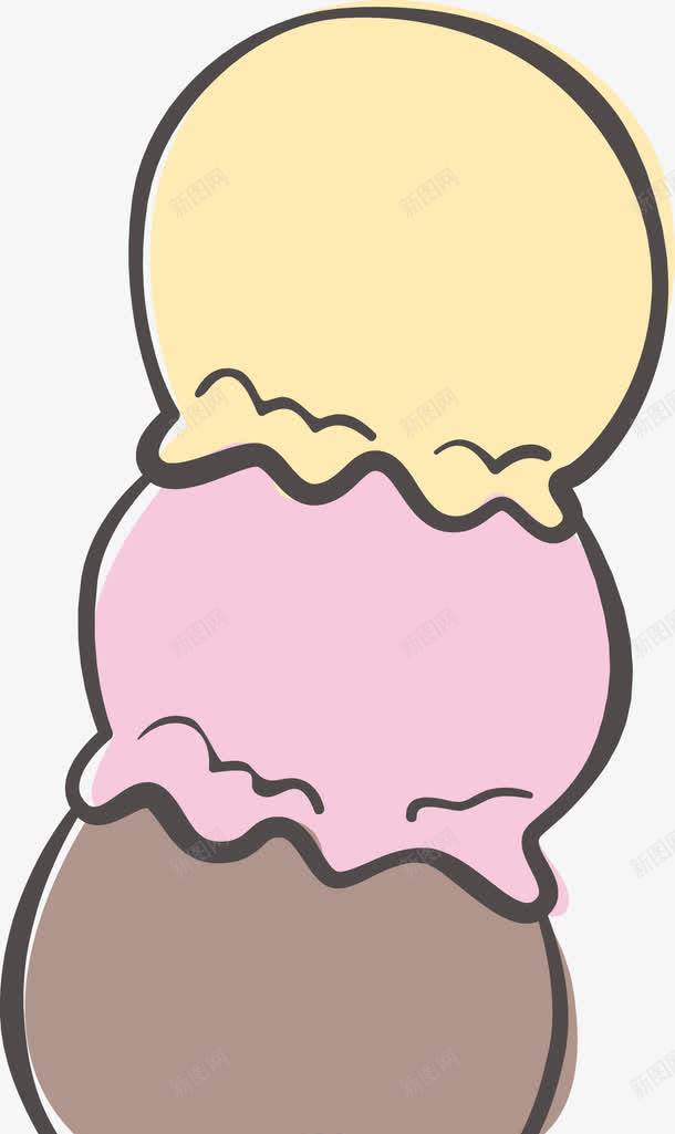 手绘卡通冰淇淋图标png_新图网 https://ixintu.com 冰棒 冰淇凌 冰淇淋简笔画 手绘冰淇凌 手绘雪糕 手绘食物 矢量雪糕 美食 雪糕 雪糕图标 食物