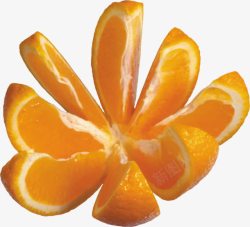 切瓣切瓣橙子高清图片