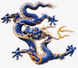 石雕壁画中国龙高清图片
