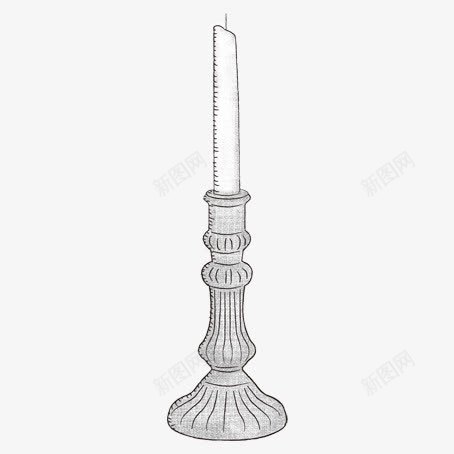 手绘欧式烛台艺术图案png免抠素材_新图网 https://ixintu.com 手绘 欧式 烛台 艺术图案