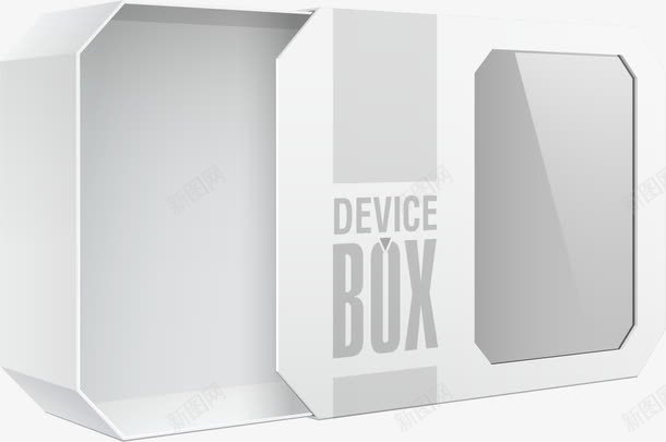 手绘透明包装png免抠素材_新图网 https://ixintu.com 手绘 纸盒 透明包装
