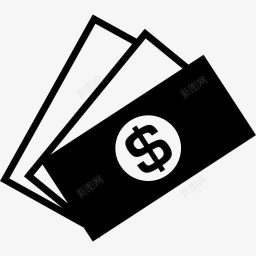 货币美元论文图标png_新图网 https://ixintu.com 商业价值 商务 文件 比尔 票据 美元 钱包