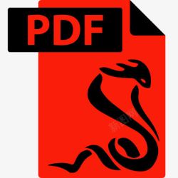 ebook电子书延伸文件格式PDFSum图标高清图片