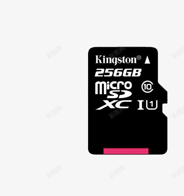 黑色记忆卡png免抠素材_新图网 https://ixintu.com 内存卡 金士顿32GB 高速存储卡