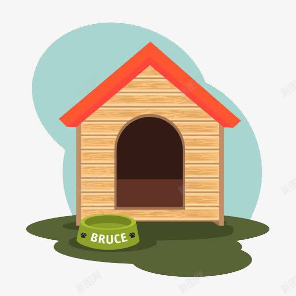 手绘的房子png免抠素材_新图网 https://ixintu.com 卡通 小屋 房子 手绘 盆子 简笔 红色的 绿色的
