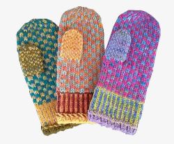 冬季暖手手套素材