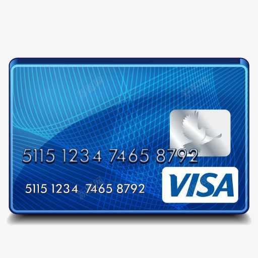 visa标准卡图标png_新图网 https://ixintu.com VISA