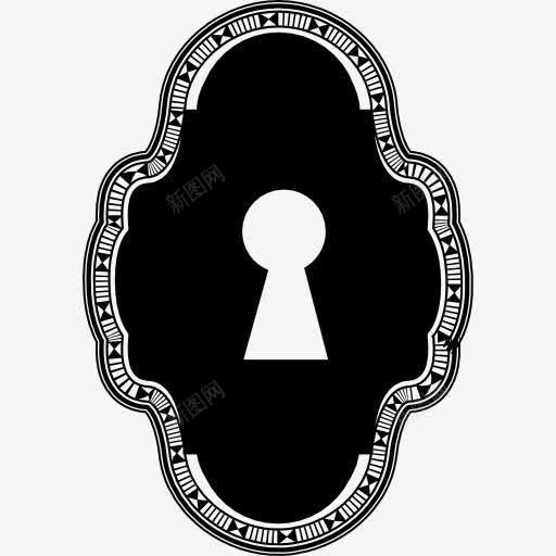 锁孔的复古的标图标png_新图网 https://ixintu.com 孔 安全 工具 工具和器具 酿酒 钥匙 锁孔