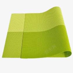热垫绿色桌布高清图片
