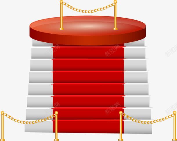 红色地毯矢量图eps免抠素材_新图网 https://ixintu.com 免费矢量下载 妤兼 护栏 楼梯 红色地毯 绾壊鍦版 鍏嶈垂鐭噺涓嬭浇 鎶爮 矢量图