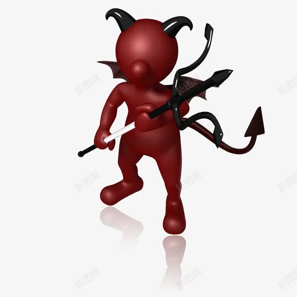 3D小人psd免抠素材_新图网 https://ixintu.com 3D 3D小人 拿叉子的小人 电子商务