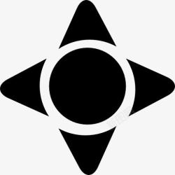 标准四星方位星图标高清图片