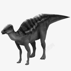 长尾巴恐龙灰色恐龙高清图片