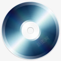 蓝色cd光盘图标图标