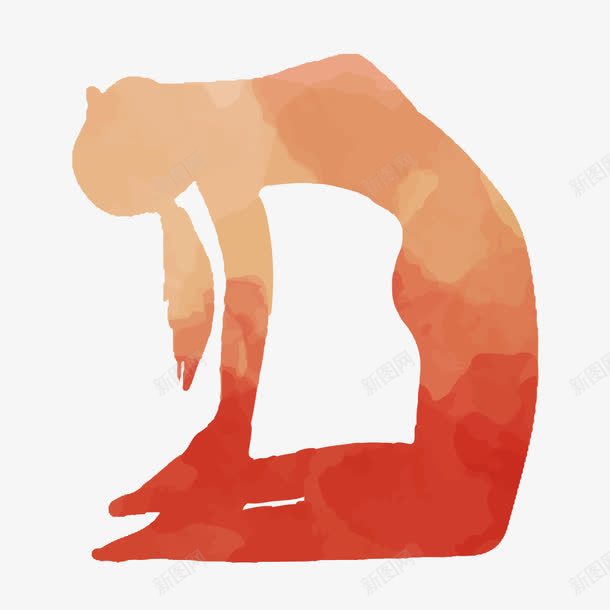 手绘瑜伽女孩png免抠素材_新图网 https://ixintu.com 健身 放松 瑜伽 瑜伽女 肌肉女 锻炼