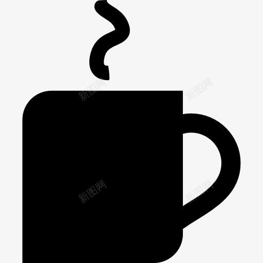 温暖的咖啡图标png_新图网 https://ixintu.com 剪影 热 热饮料 食品 饮料 饮料杯 黑色
