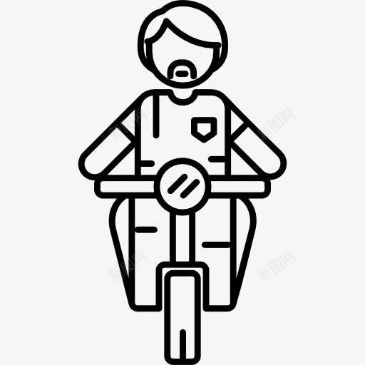 男子骑自行车图标png_新图网 https://ixintu.com 人 摩托车 男人 自行车的人 运动