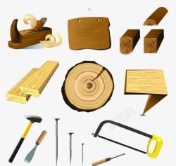 木材工具素材