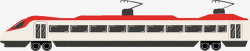 运行的高铁春运行驶的白色动车高清图片