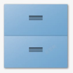 办公柜蓝色的文件柜图标高清图片