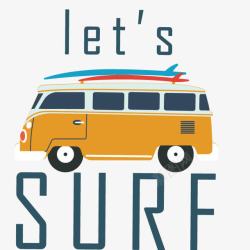 SURF冲浪俱乐部专车高清图片