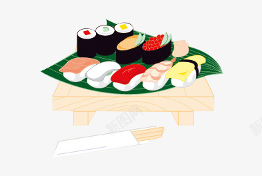 卡通寿司美食图标psd_新图网 https://ixintu.com 寿司 寿司图标 美食 美食图标