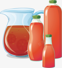 蔬菜番茄汁矢量图素材