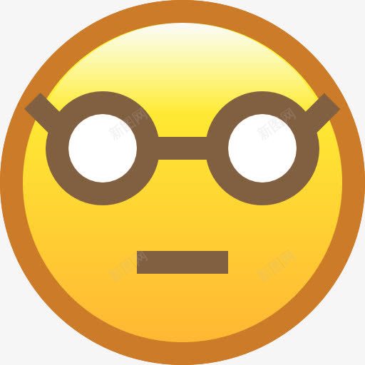 Nerd图标png_新图网 https://ixintu.com 书呆子 感情 表情 表情符号